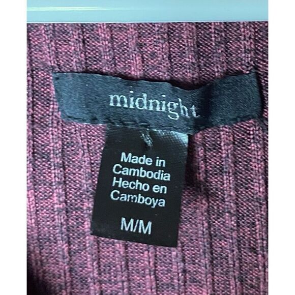 Midnight Purple Maroon Wm’s Sz Med Soft Comfy Shirt - Picture 4 of 5